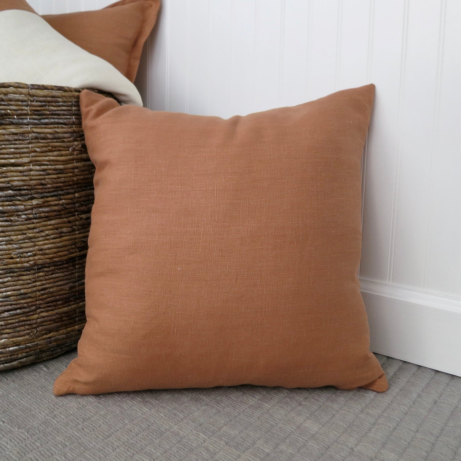 Adobe Linen Pillow Cover - Throw Pillows