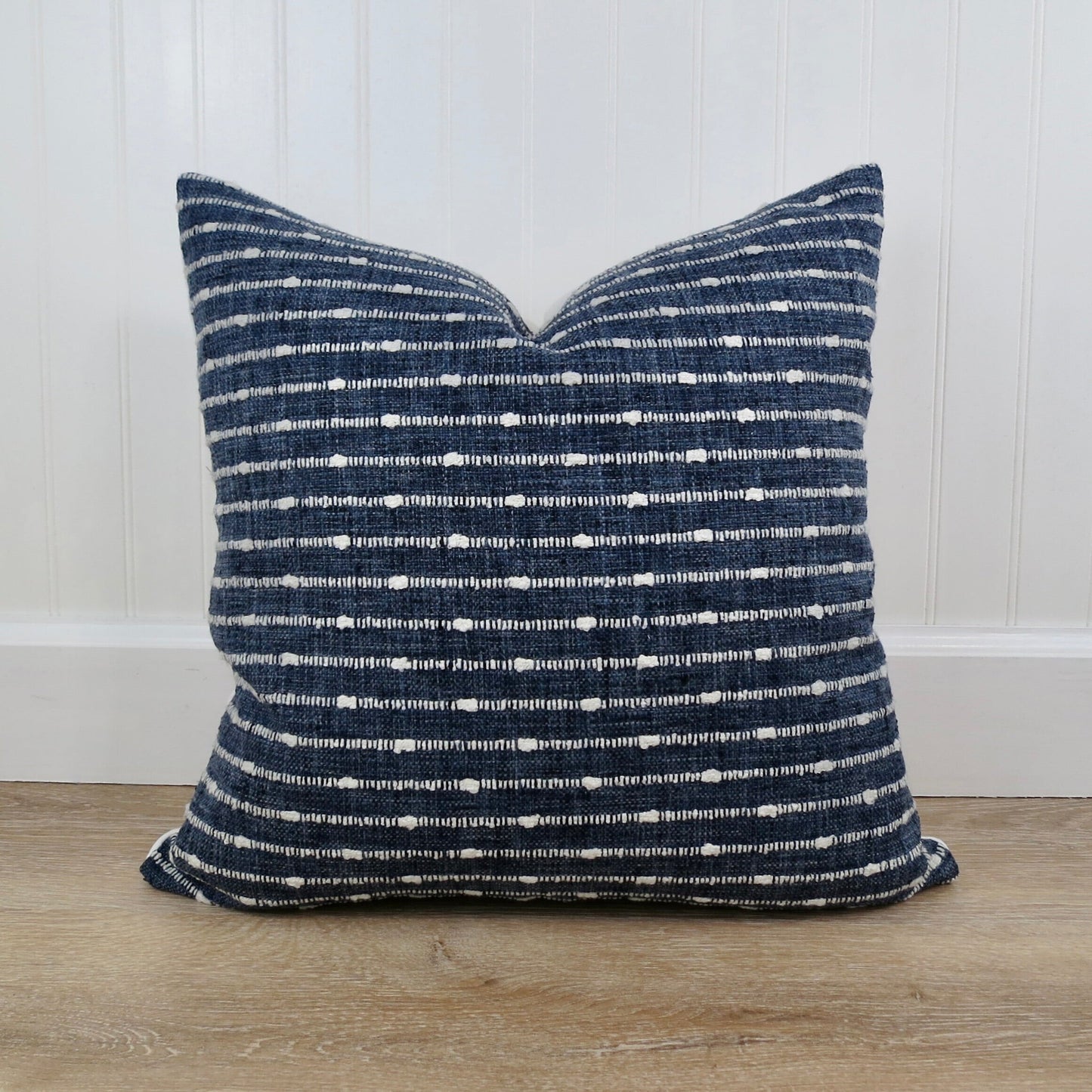 Georgica Throw Pillow Cover in Marine Stripe - Throw Pillows