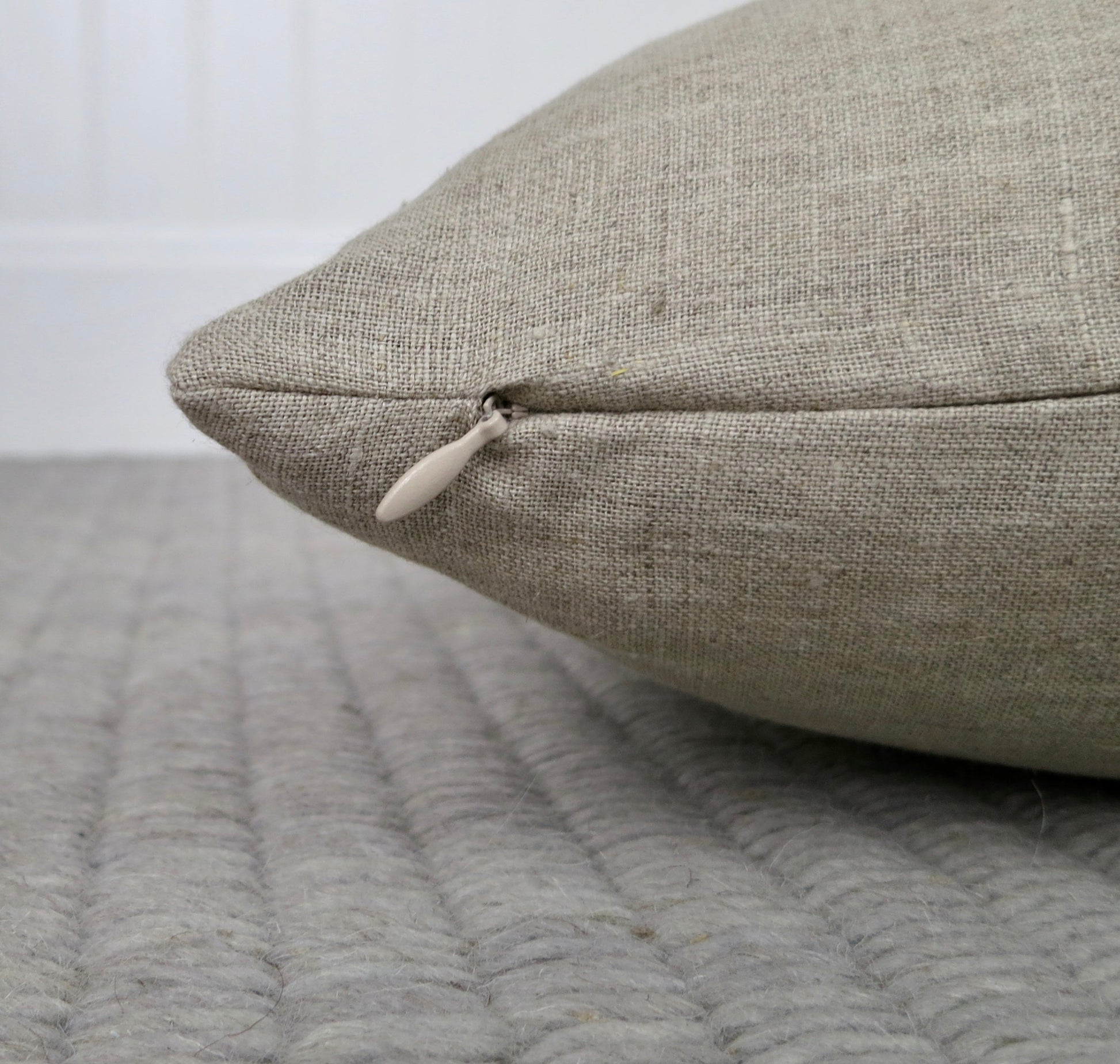 Natural Linen Pillow Cover - Throw Pillows